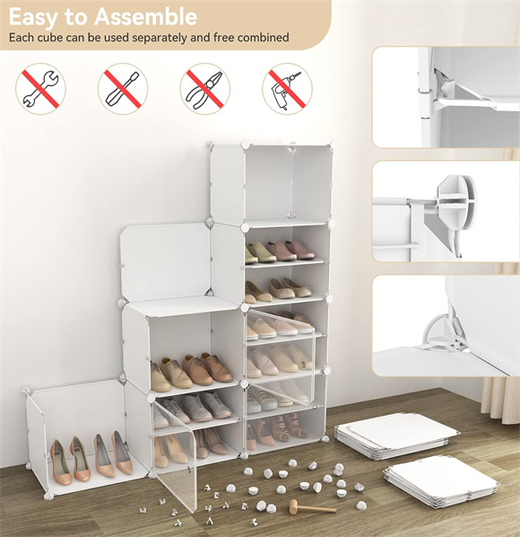 plastic shoe rack